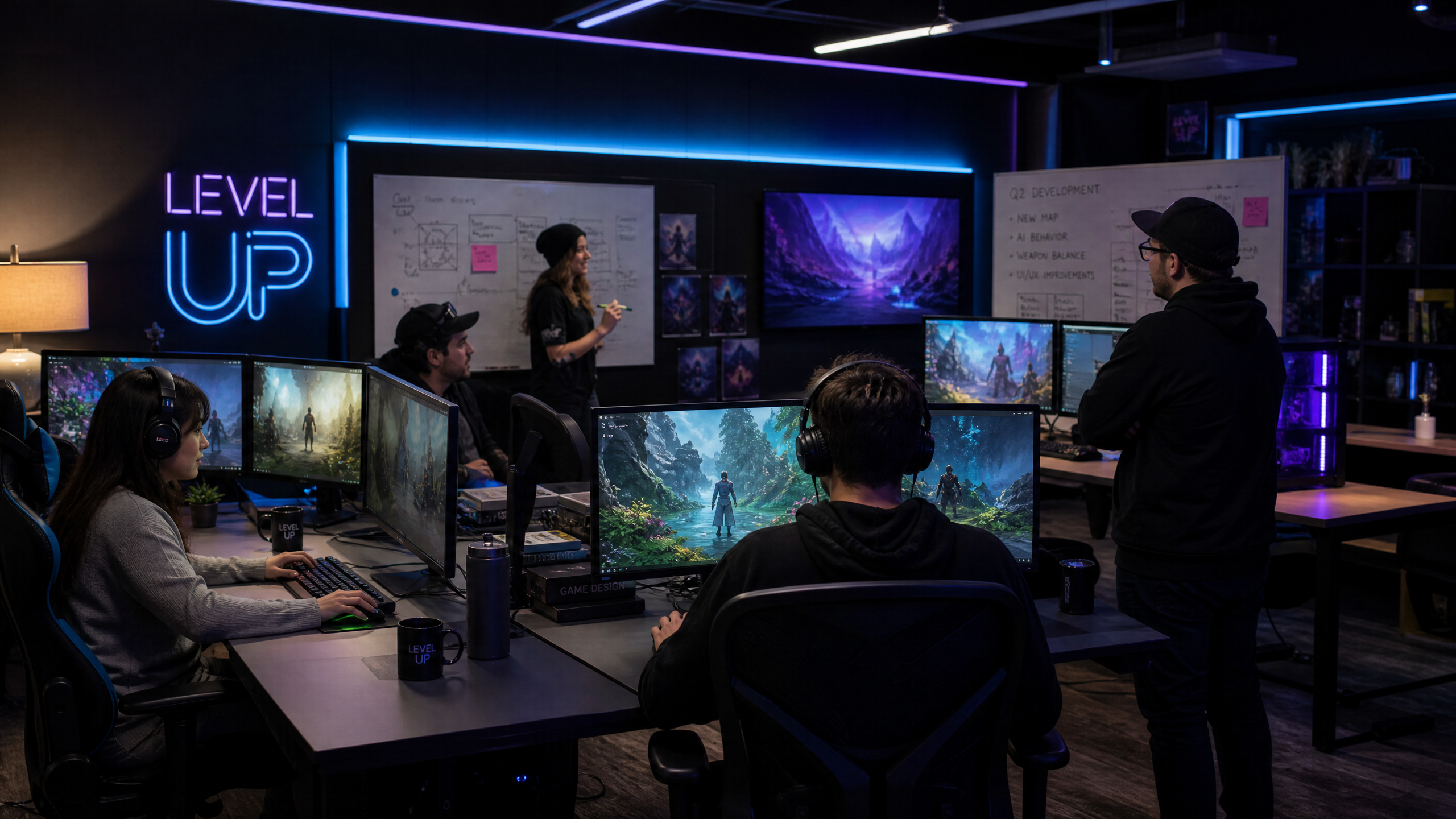 GameIgnite team at work
